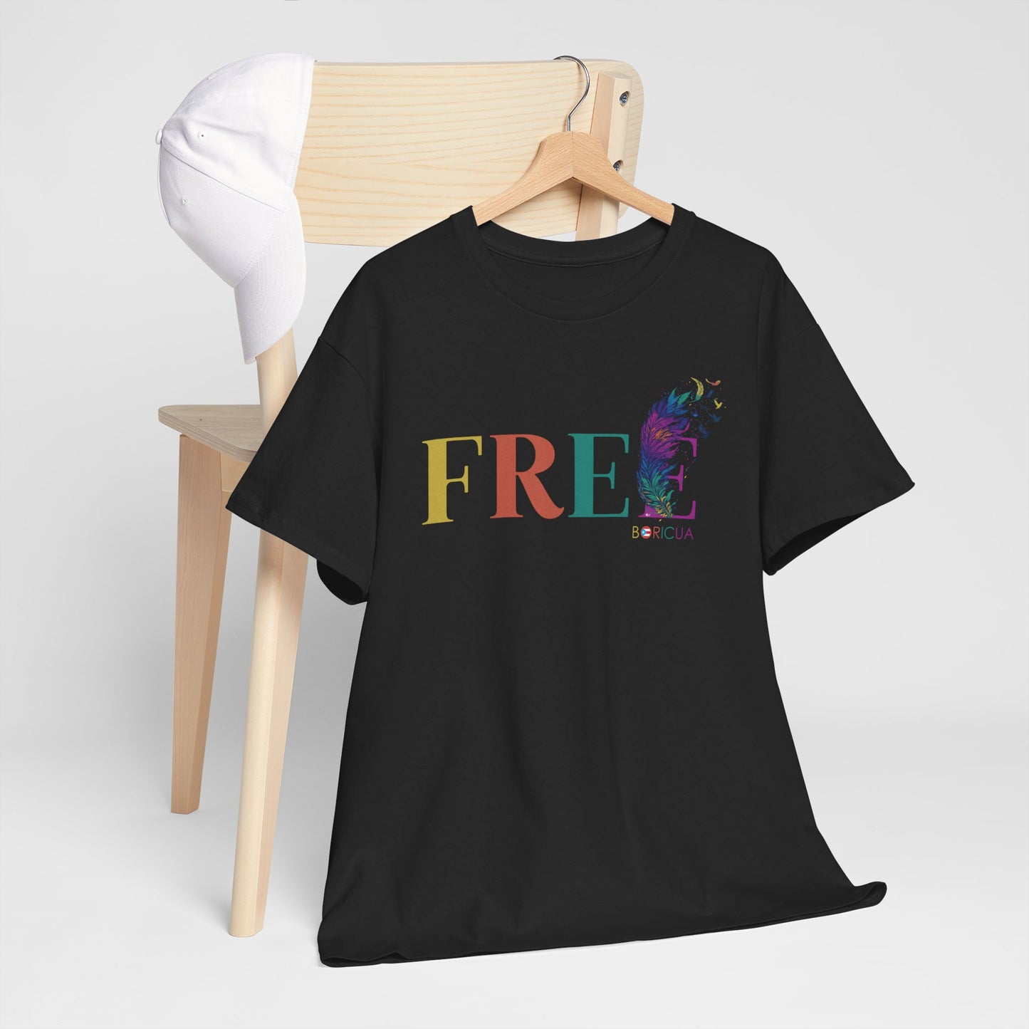 FREE BORICUA Unisex Heavy Cotton Tee