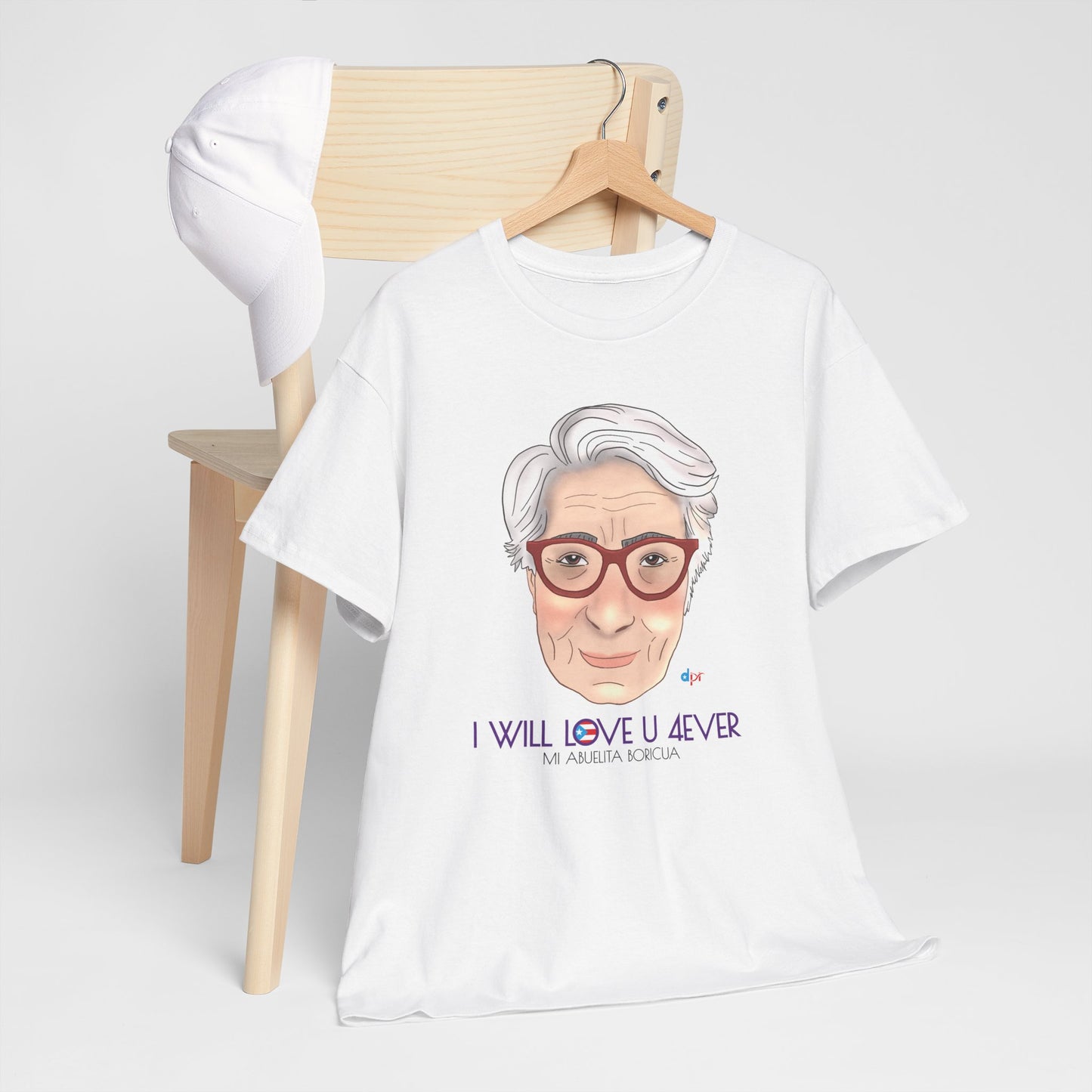 I Will Love You Forever Abuelita Boricua Heavy Cotton Tee