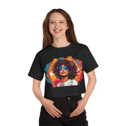 Mosaico Girl Women's Flowy Cropped Tee