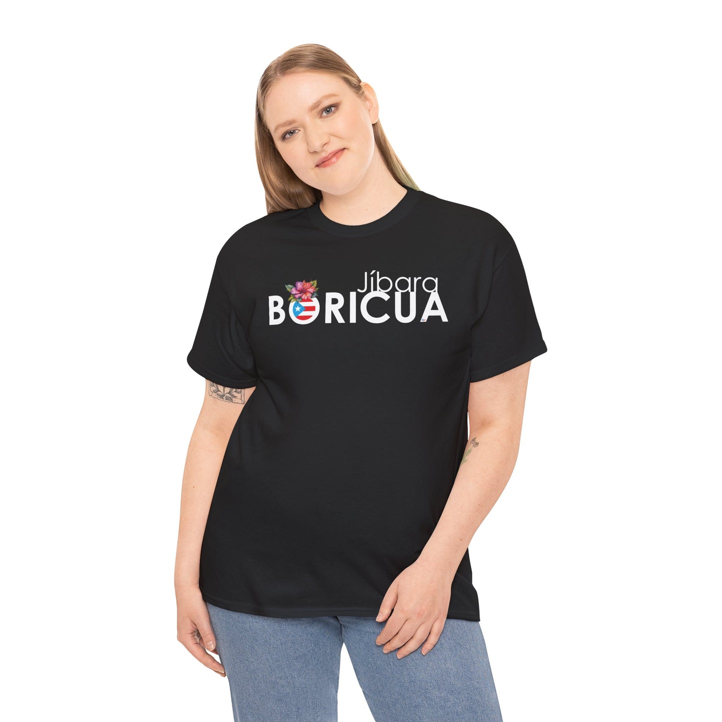 Jíbara Boricua Unisex Heavy Cotton Tee