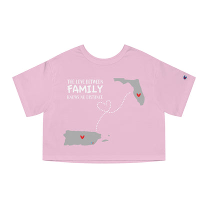 Love in the distance Florida Flowy Cropped Tee