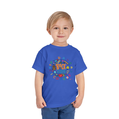 Daycare Here I Come - Back to School Boricua Toddler Short Sleeve Tee