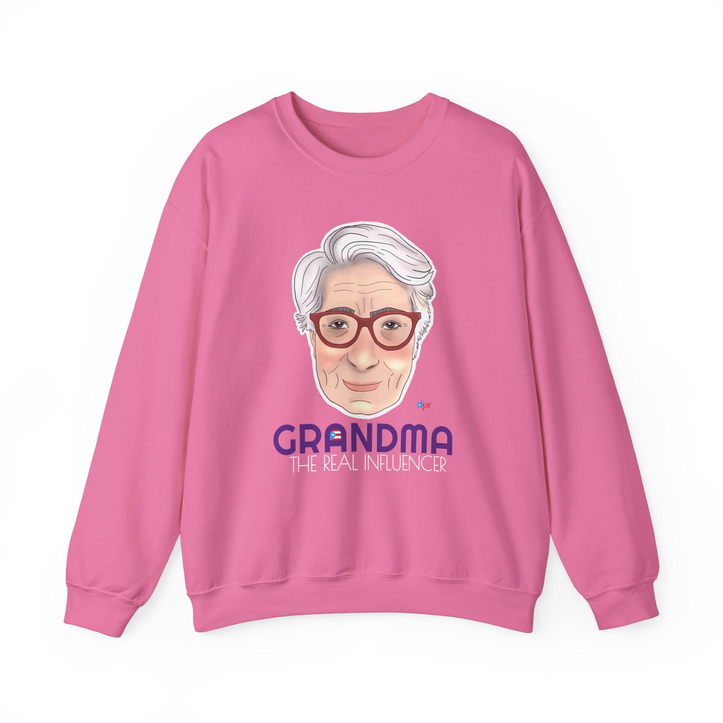 Grandma The real Influencer Heavy Blend™ Crewneck Sweatshirt