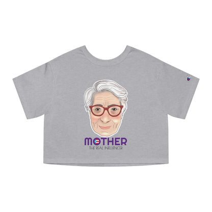 Mother The Real Influencer Women's Flowy Cropped Tee