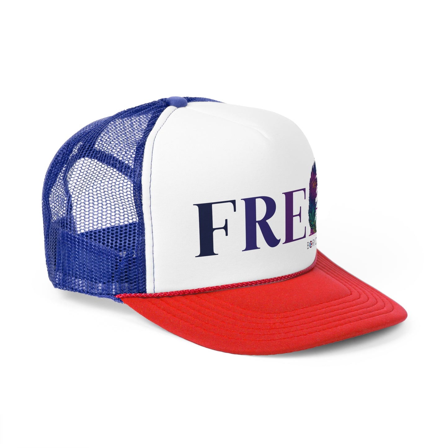 Free Boricua Puerto Rican Pride Trucker Caps FREE SHIPPING