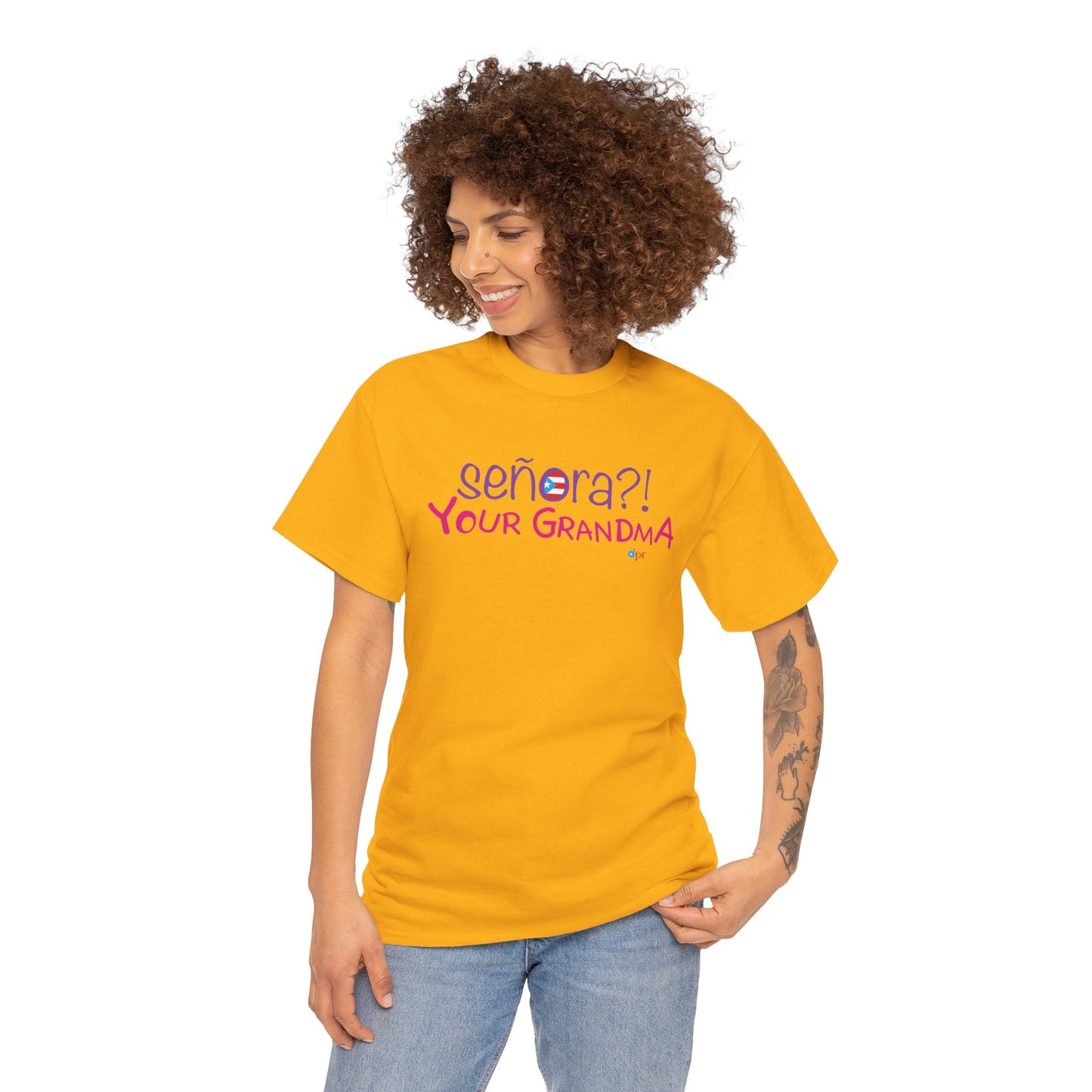 Señora Your GrandMa Heavy Cotton Tee