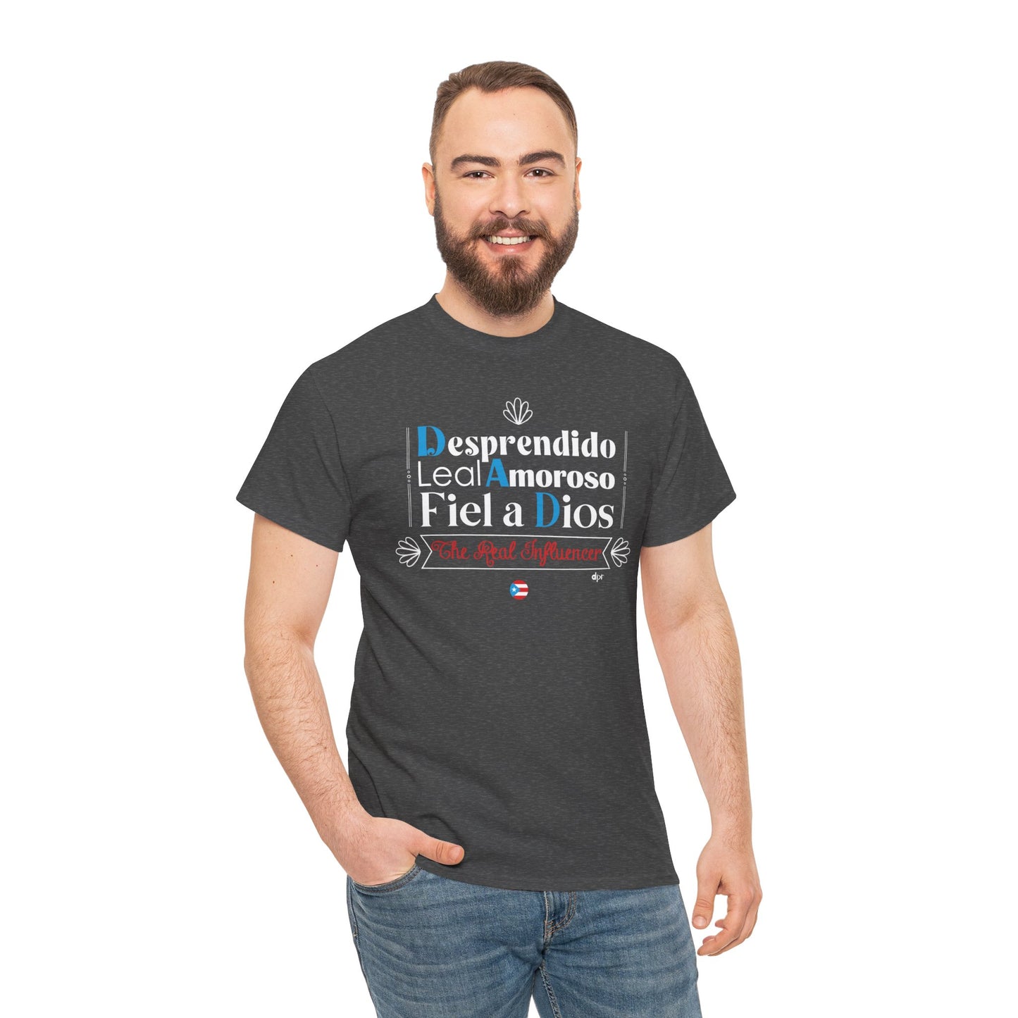 My DAD Description Heavy Cotton Tee