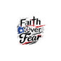 Faith Over Fear Puerto Rican Flag Soccer Ball Waterproof Kiss-Cut Vinyl Decal
