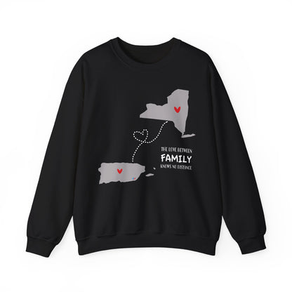 Love in the distance New York Unisex Heavy Blend™ Crewneck Sweaters