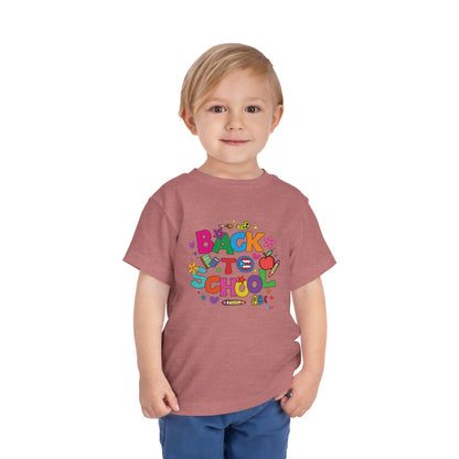 Back To School Boricua Girl Toddler Short Sleeve Tee