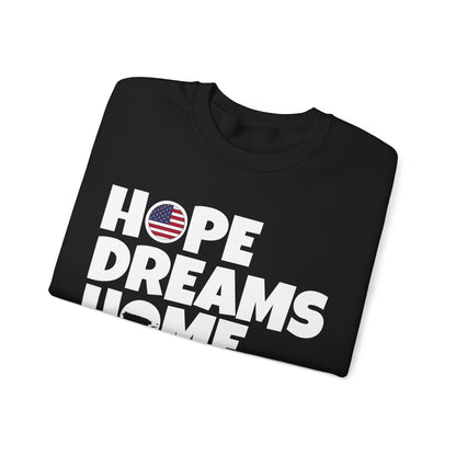 HOPE DREAMS HOME Puerto Rico Heavy Blend™ Crewneck Sweaters