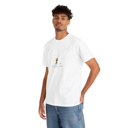 "Formando sus Alas" Soccer Player Unisex Heavy Cotton Tee