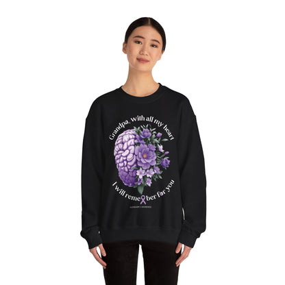 GRANDPA I Will Remember for You Heavy Blend™ Crewneck Sweaters