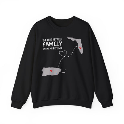 Love in the distance Florida Unisex Heavy Blend™ Crewneck Sweaters