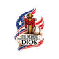 Mi Atleta Pertenece Primero a Jesús | Puerto Rico Faith Cross Baseball 2 Waterproof Kiss-Cut Vinyl Decal