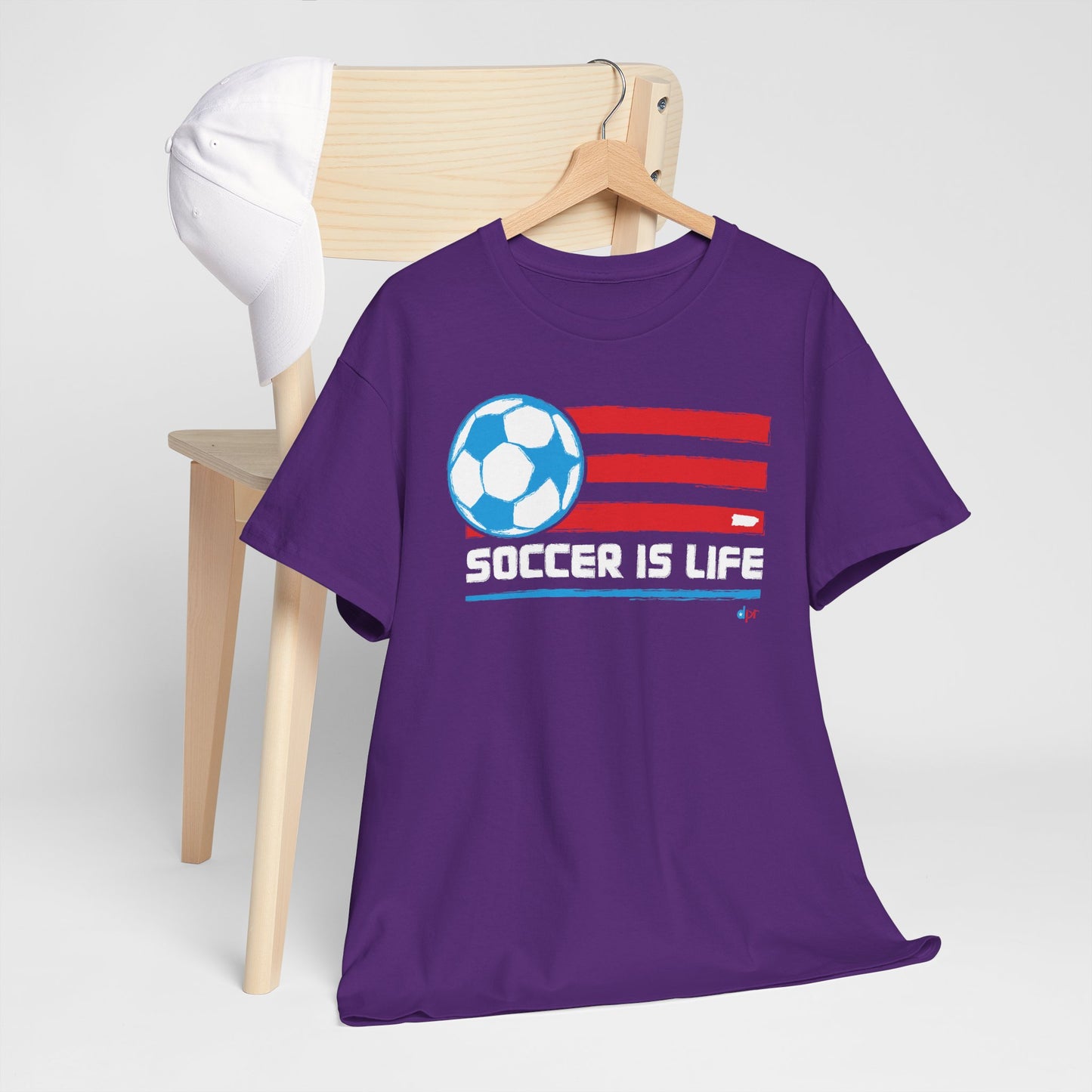Soccer Mom Boricua Unisex Heavy Cotton Tee
