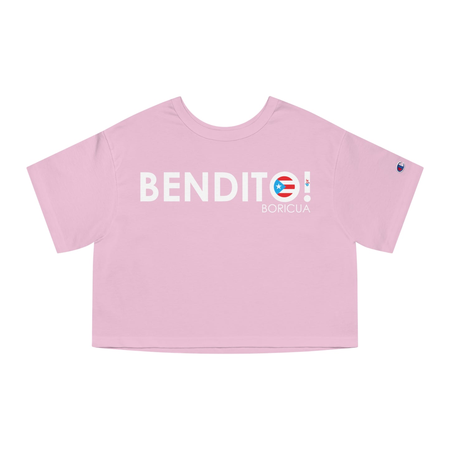 BENDITO BORICUA Flowy Cropped Tee