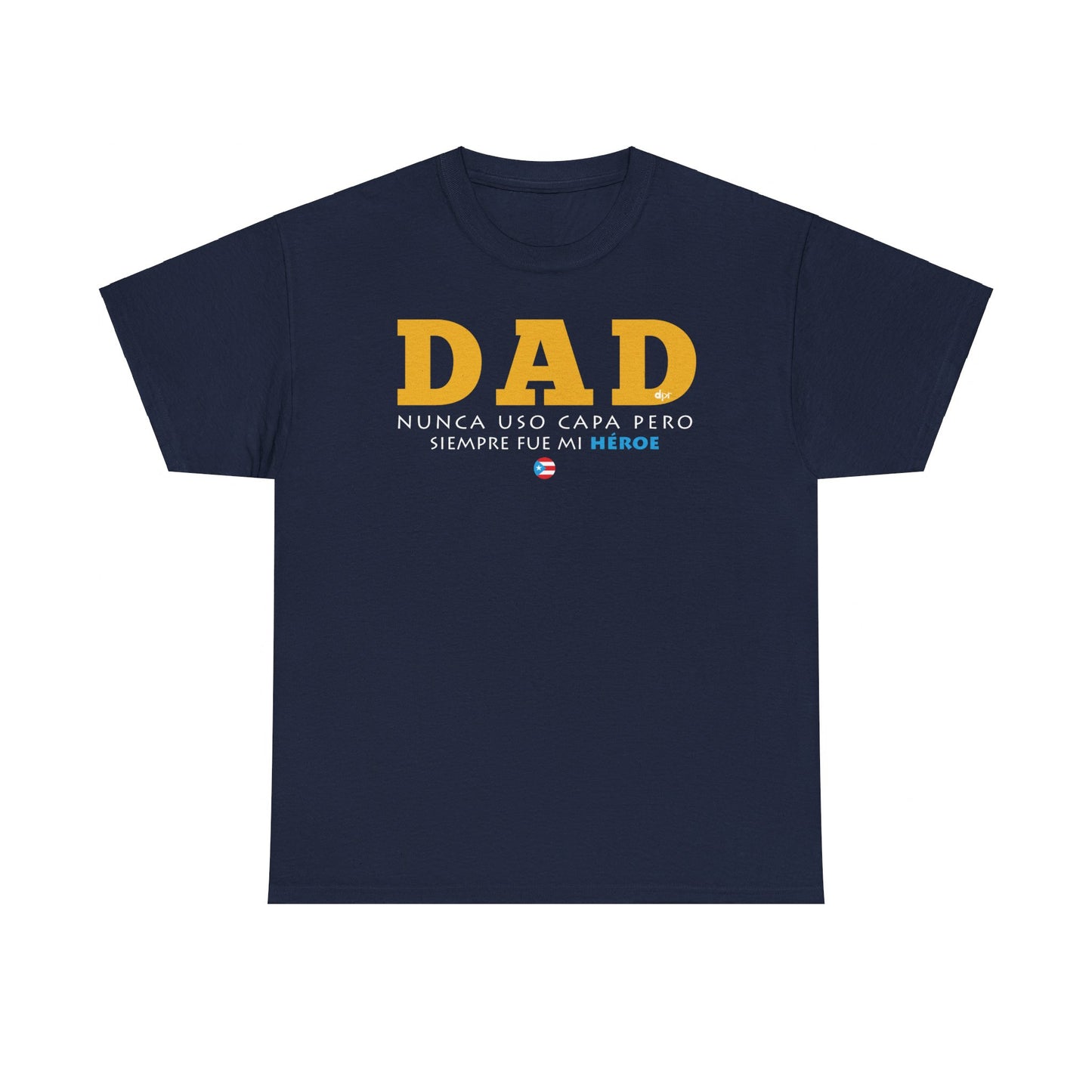 Dad Mi Héroe Yellow Unisex Heavy Cotton Tee