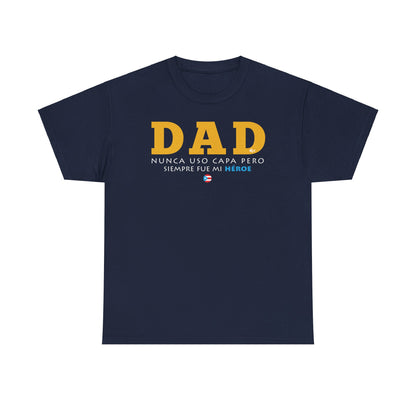 Dad Mi Héroe Yellow Unisex Heavy Cotton Tee