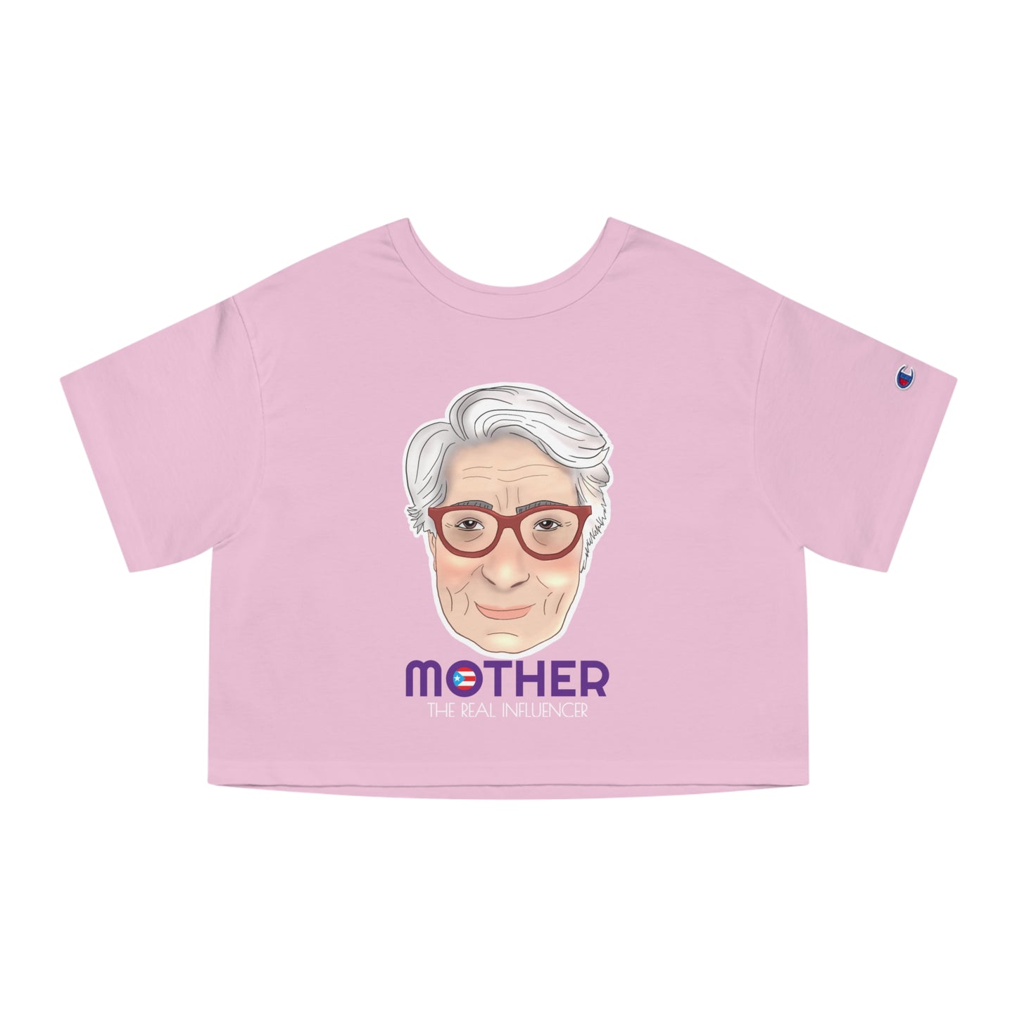 Mother The Real Influencer Women's Flowy Cropped Tee