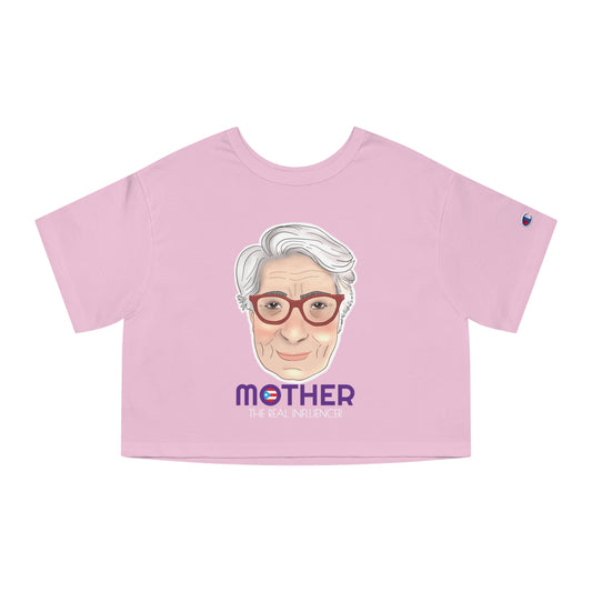 Mother The Real Influencer Women's Flowy Cropped Tee