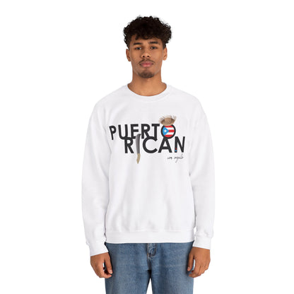 Puerto Rican con orgullo 2 Unisex Heavy Blend™ Crewneck Sweaters