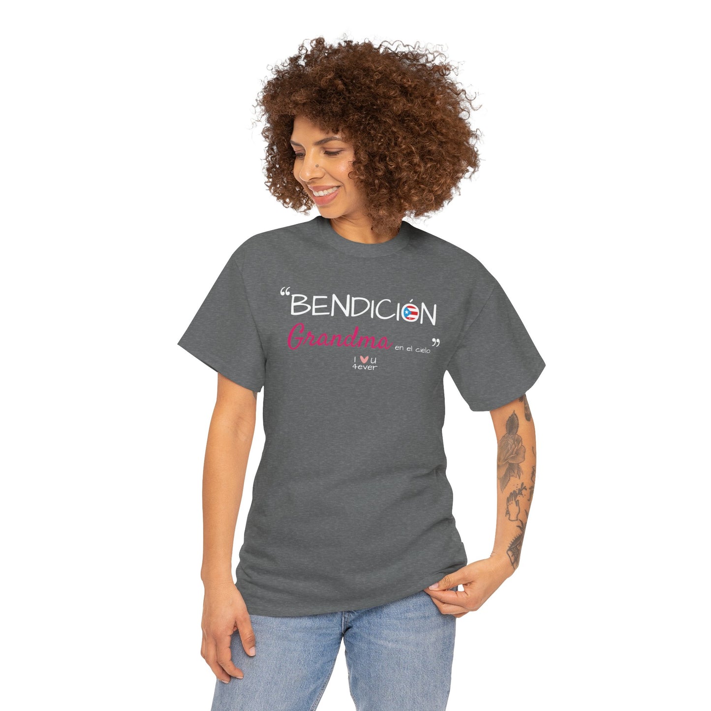 Bendición Grandma Boricua Unisex Heavy Cotton Tee