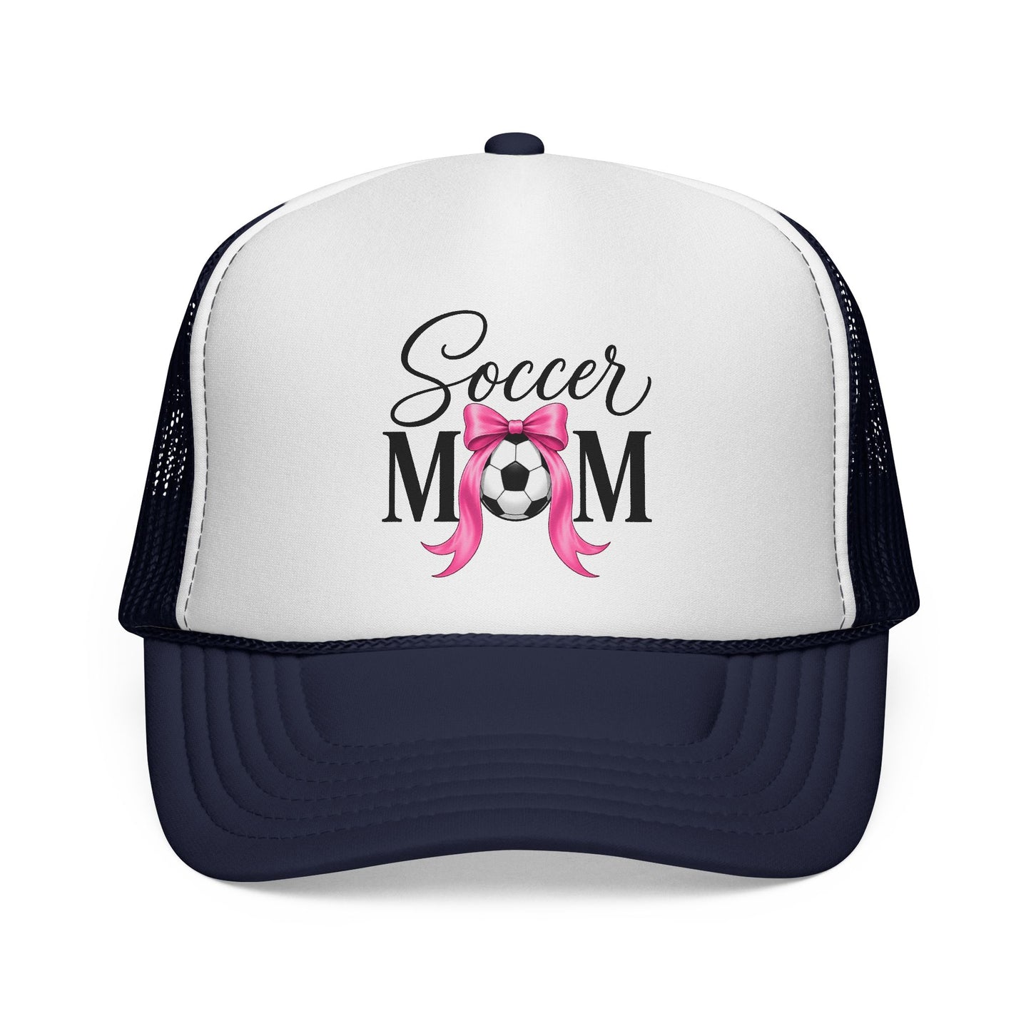 Soccer Mom Boricua Red Bow Puerto Rican Flag Trucker Caps FREE SHIPPING