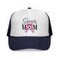 Soccer Mom Boricua Red Bow Puerto Rican Flag Trucker Caps FREE SHIPPING