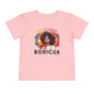 Back to School Boricua Girl Flow Black Toddler Short Sleeve Tee