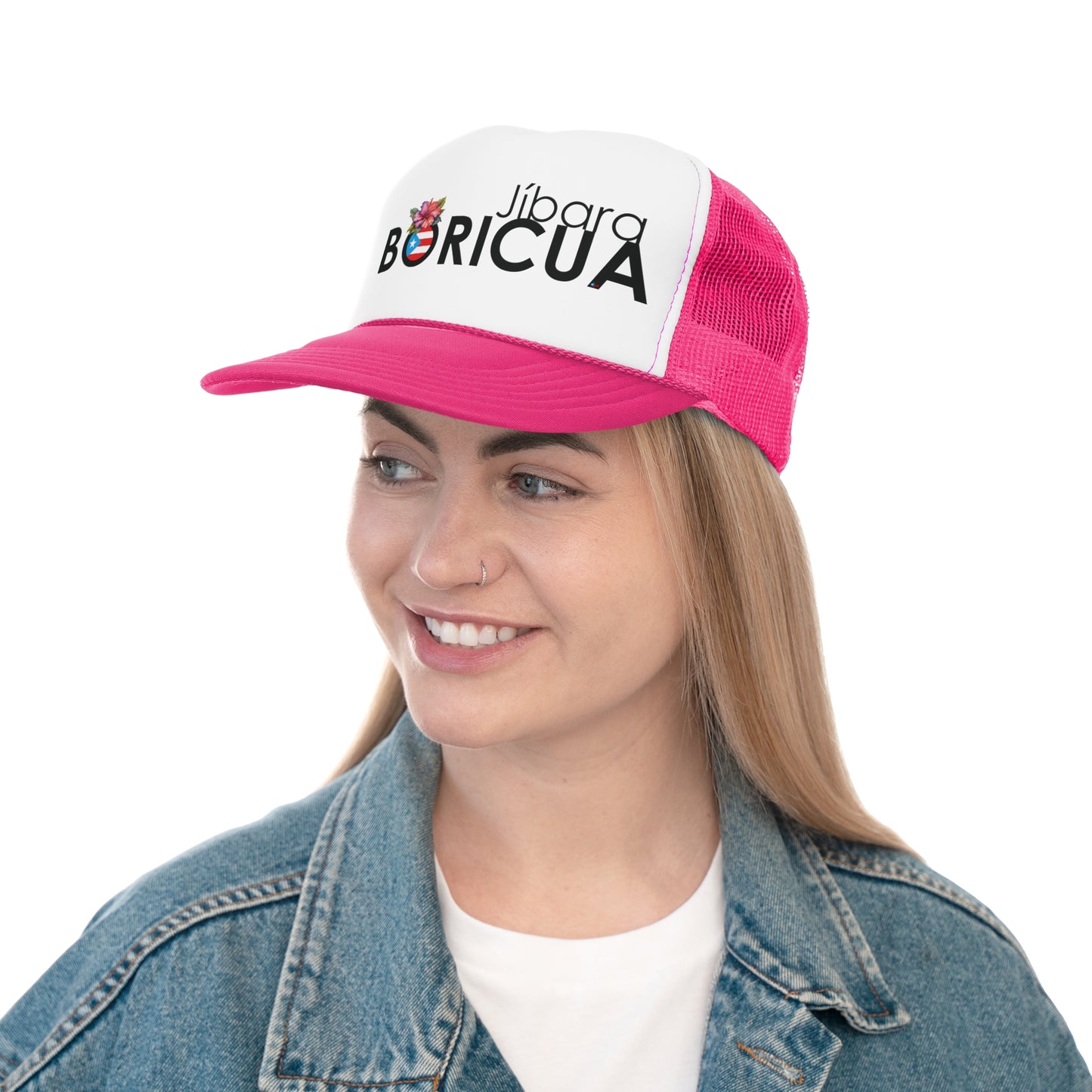 Jíbara Boricua Puerto Rican Pride Trucker Caps FREE SHIPPING