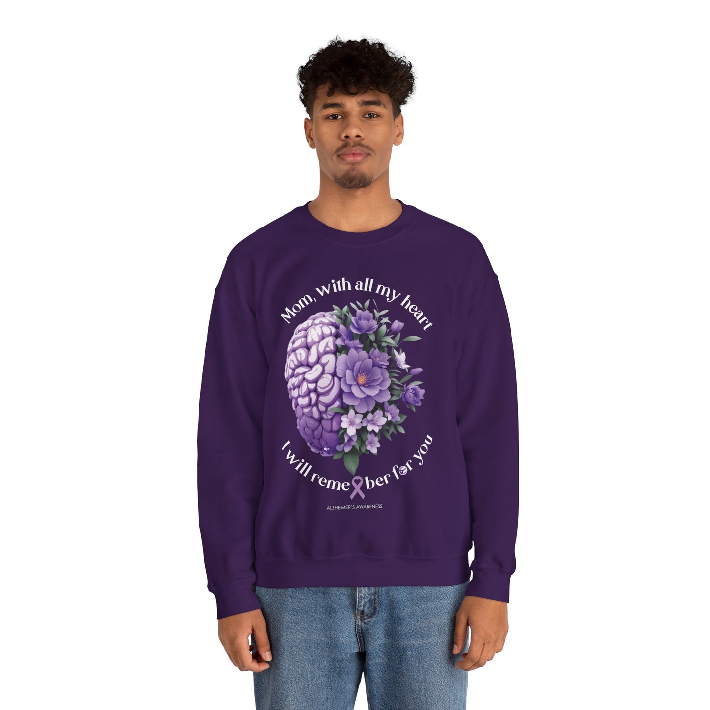 MOM I Will Remember for You Heavy Blend™ Crewneck Sweaters