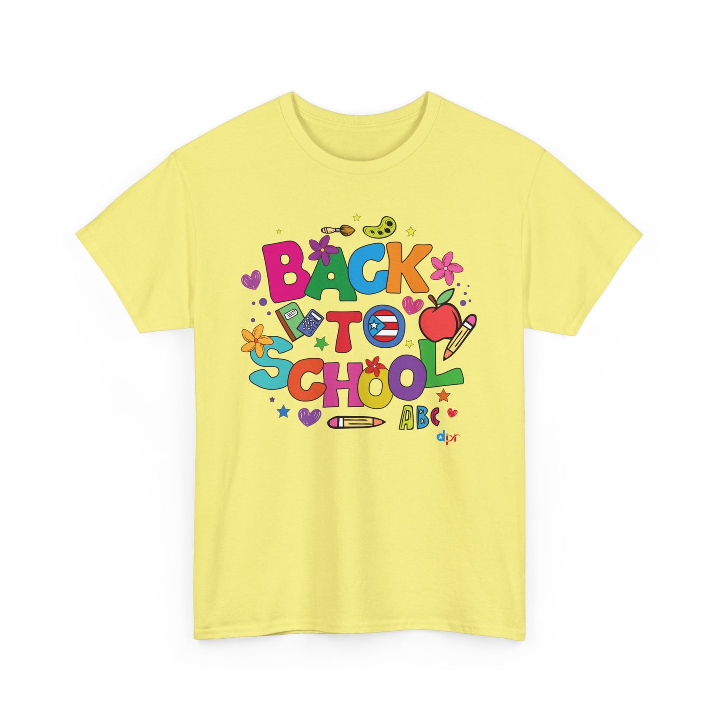 Back to School Boricua Teacher Heavy Cotton Tee