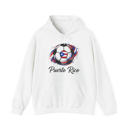 Puerto Rico Soccer ball Unisex Heavy Blend™ Boricua-Style Hoodies