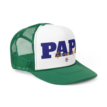 Papá The Real Influencer Puerto Rican Pride Trucker Caps FREE SHIPPING