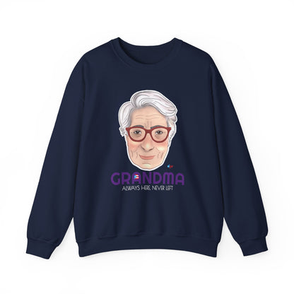 Abuela Boricua Always Here Never Left Heavy Blend™ Crewneck Sweatshirt