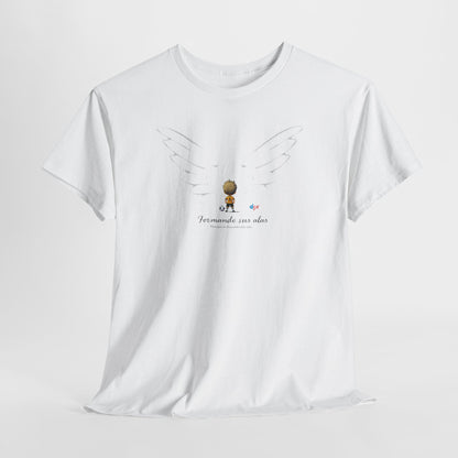 "Formando sus Alas" Soccer Player Unisex Heavy Cotton Tee