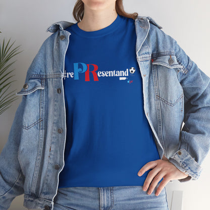 RePResentando Soccer Ball Unisex Heavy Cotton Tee