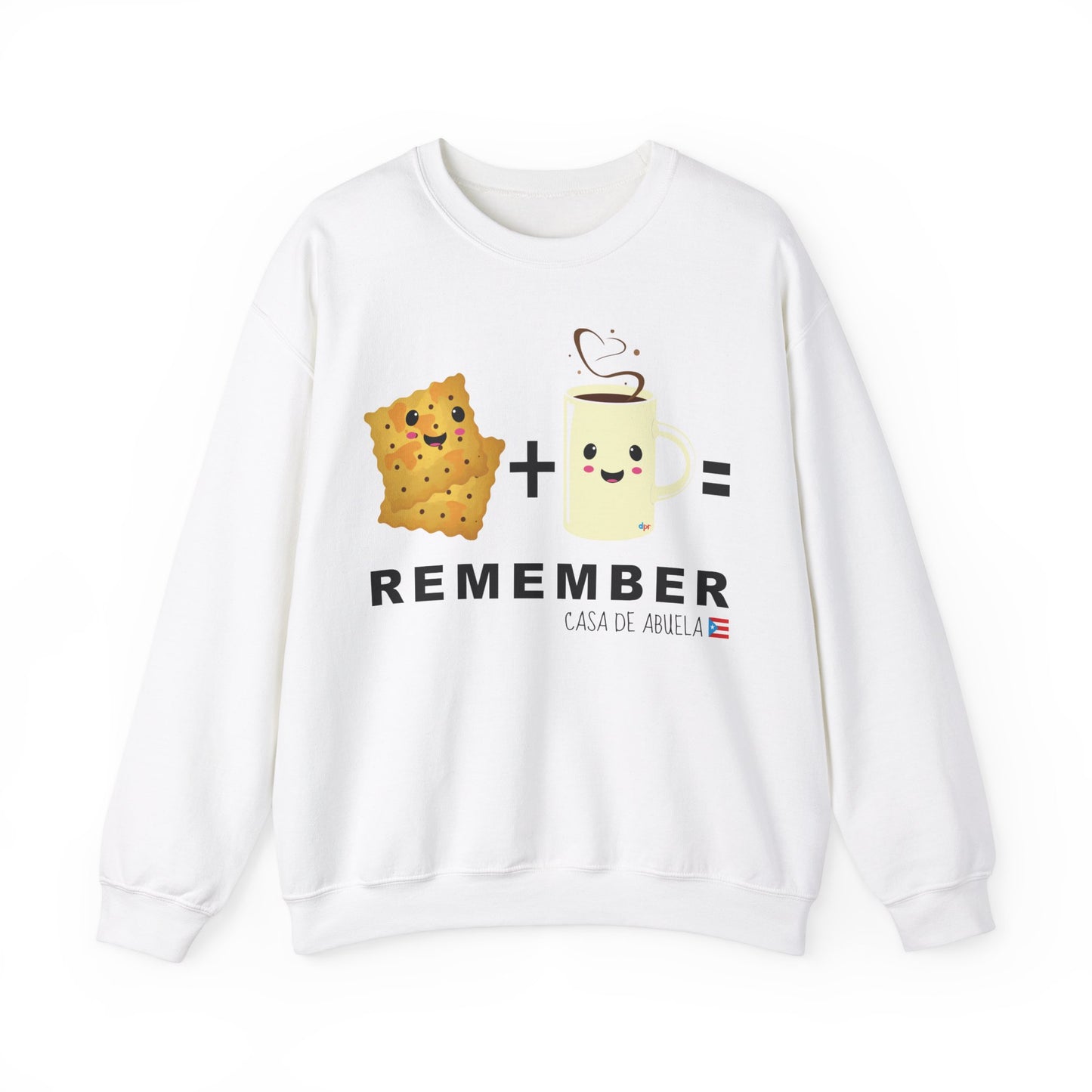 Crackers & Coffee REMEMBER ABUELA Unisex Heavy Blend™ Crewneck Sweaters