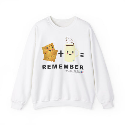 Crackers & Coffee REMEMBER ABUELA Unisex Heavy Blend™ Crewneck Sweaters