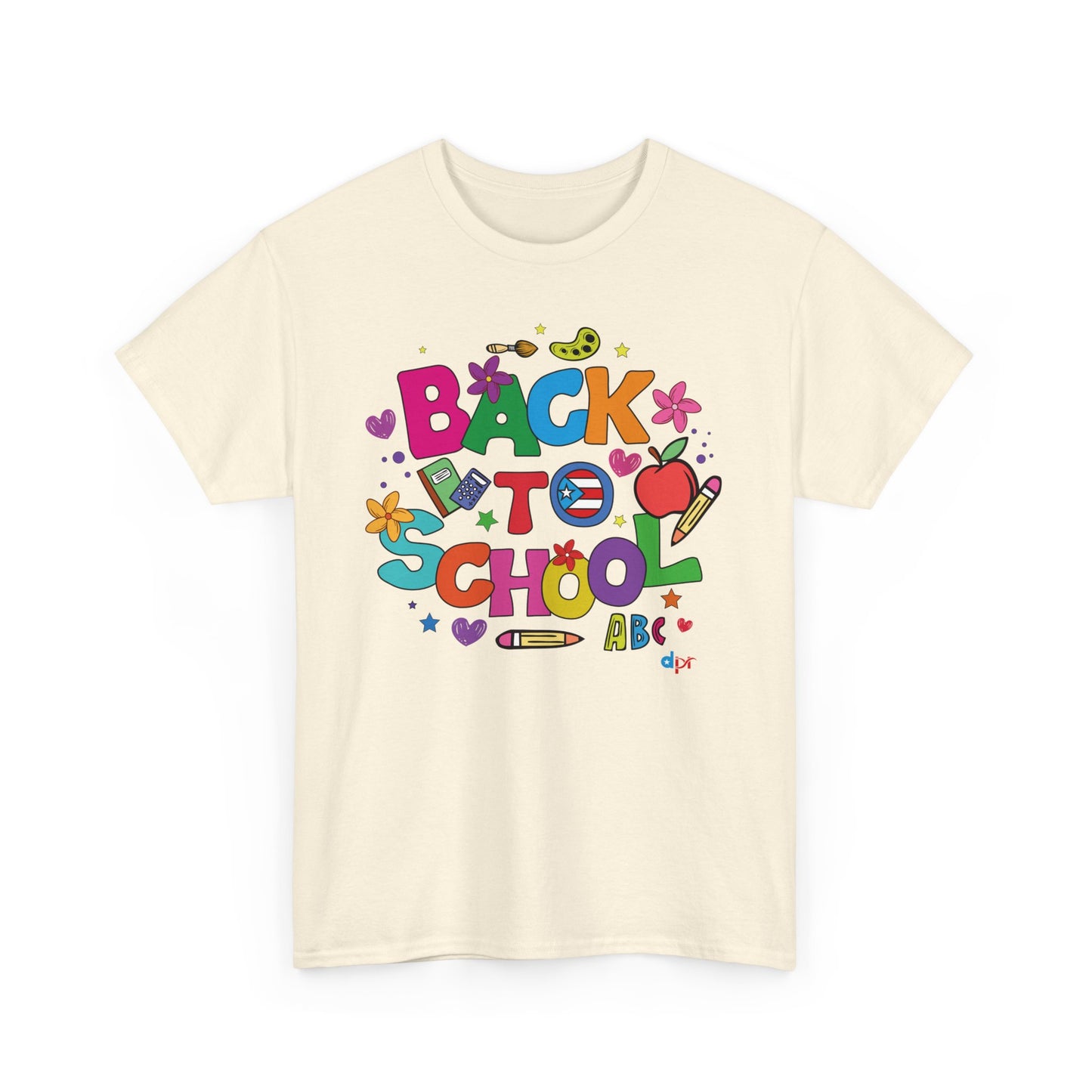 Back to School Boricua Teacher Heavy Cotton Tee