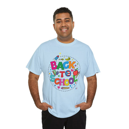 Back to School Boricua Student Heavy Cotton Tee