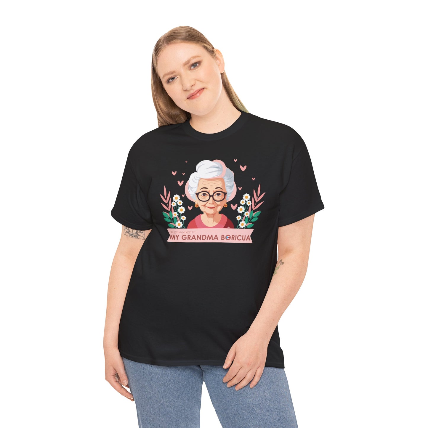 In Loving Memory of My Grandma Boricua Unisex Heavy Cotton Tee