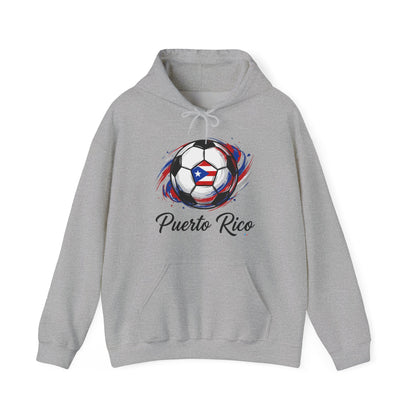 Puerto Rico Soccer ball Unisex Heavy Blend™ Boricua-Style Hoodies