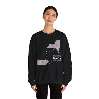 Love in the distance New York Unisex Heavy Blend™ Crewneck Sweaters