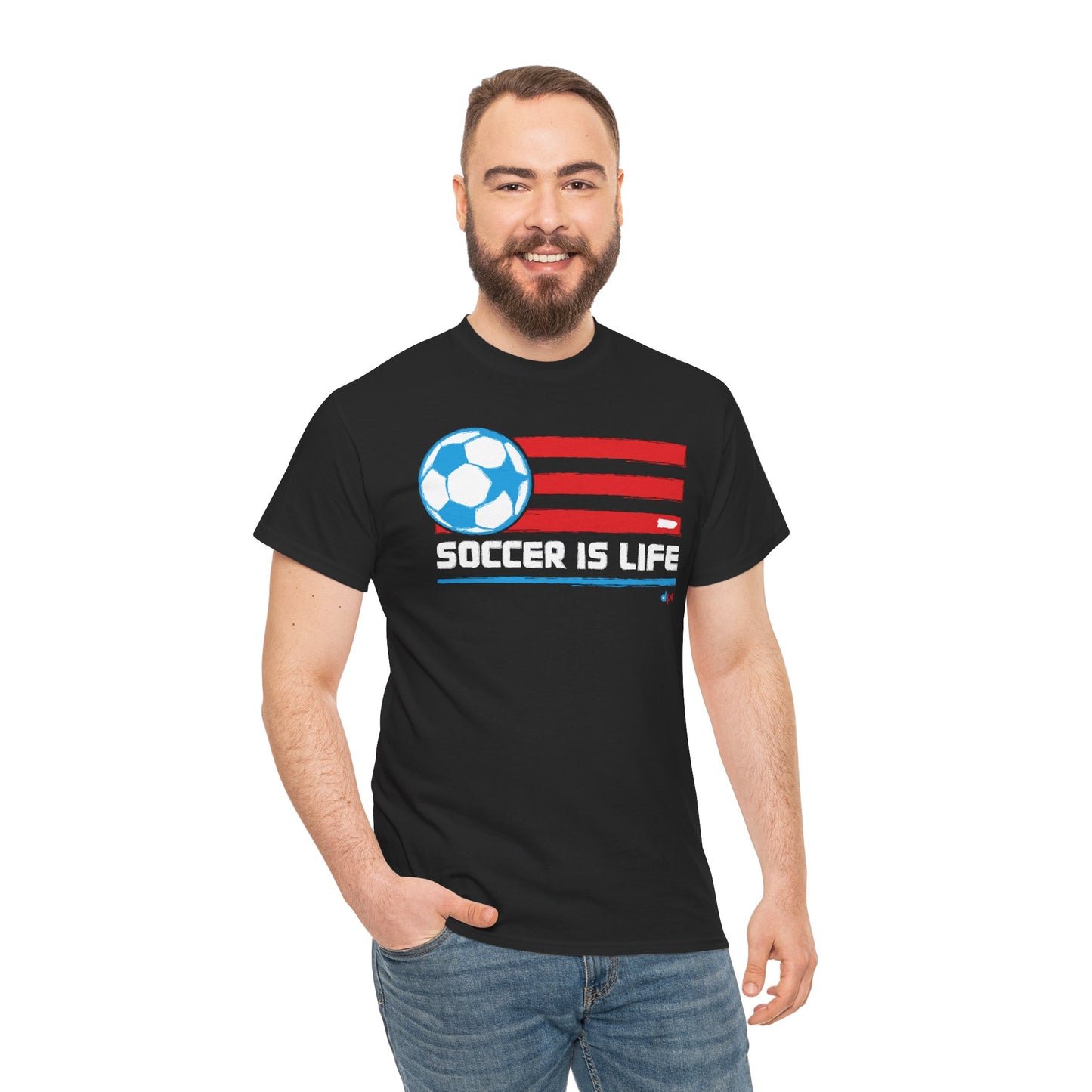 Soccer Mom Boricua Unisex Heavy Cotton Tee