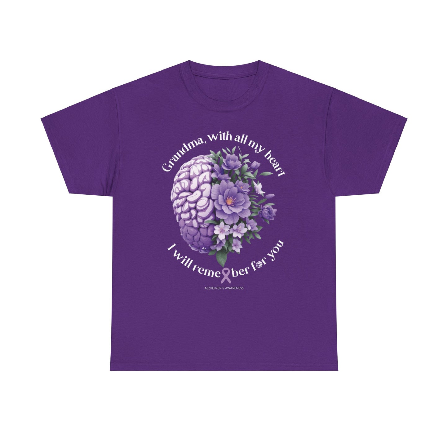 GRANDMA I Will Remember for You  Unisex Heavy Cotton Tee