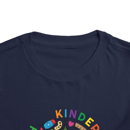 Kindergarten Here I Comer Boricua Toddler Short Sleeve Tee