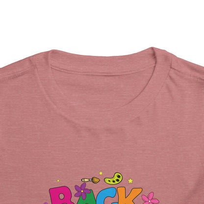 Back To School Boricua Girl Toddler Short Sleeve Tee