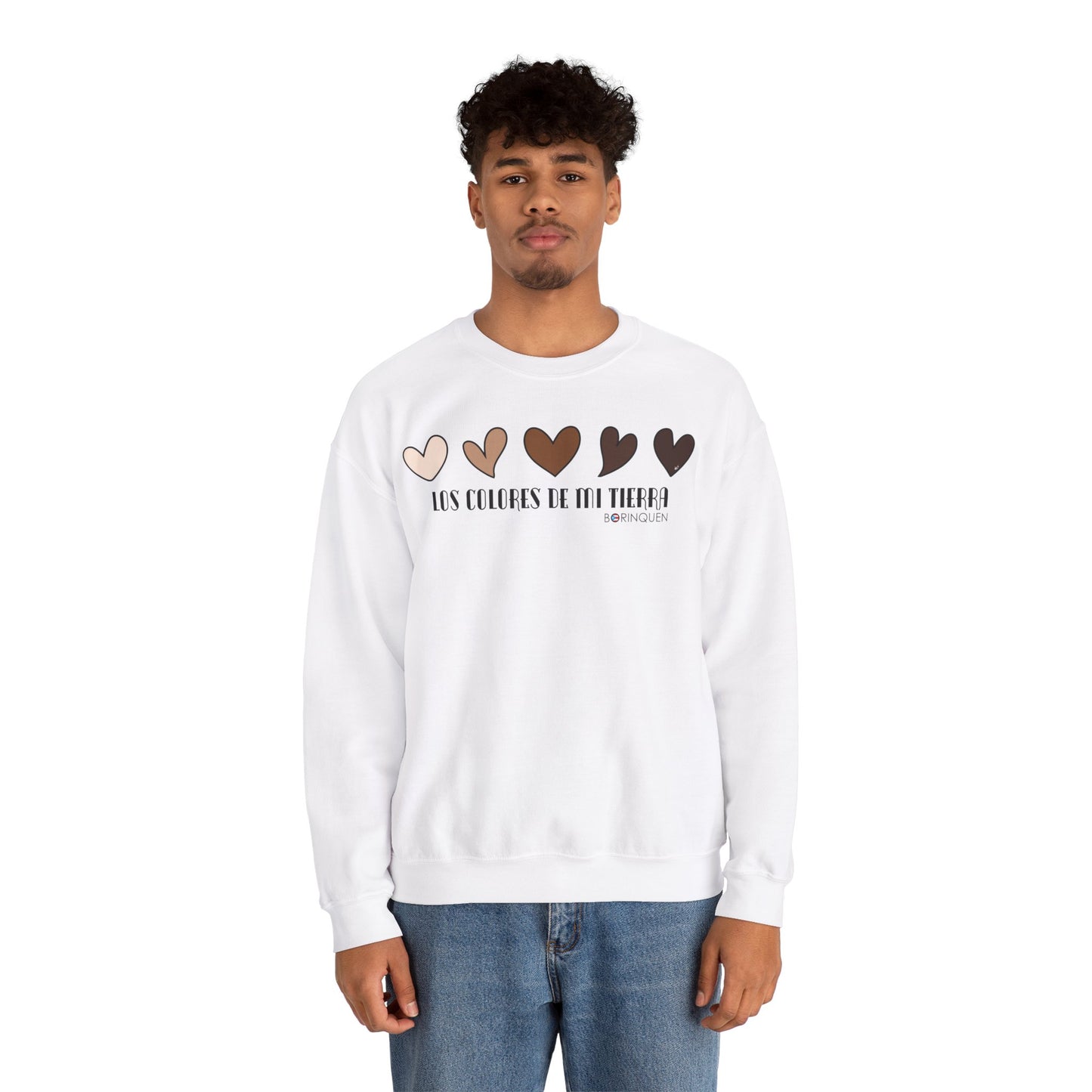 MELANINA BORINQUEN Heavy Blend™ Crewneck Sweaters